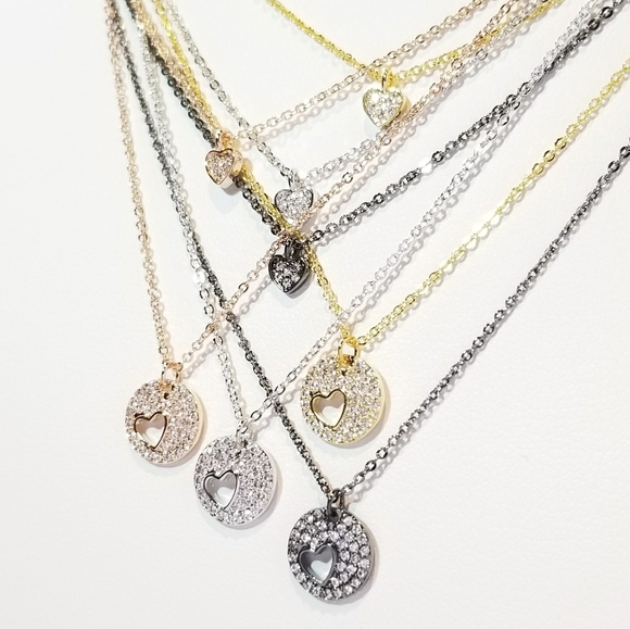 💖 New in Gift Box 🎁 Double Hearts Layered - Picture 4 of 10